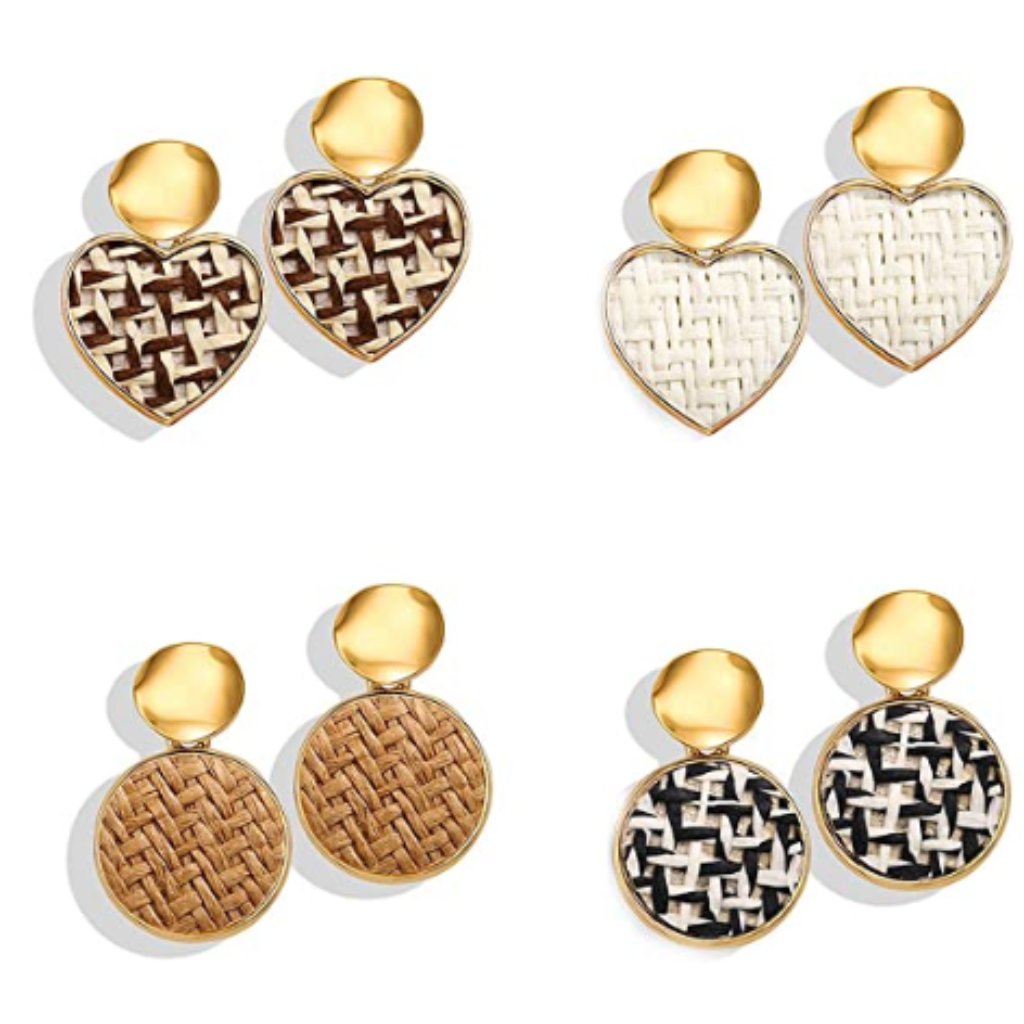 Geometric Statement Earrings Set For Women 39$